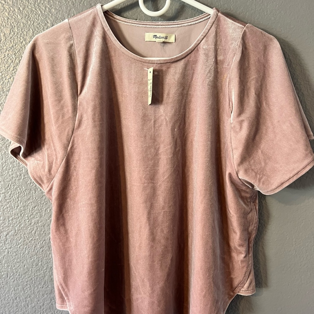 Madewell Velvet Top